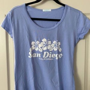 san diego california flower shirt